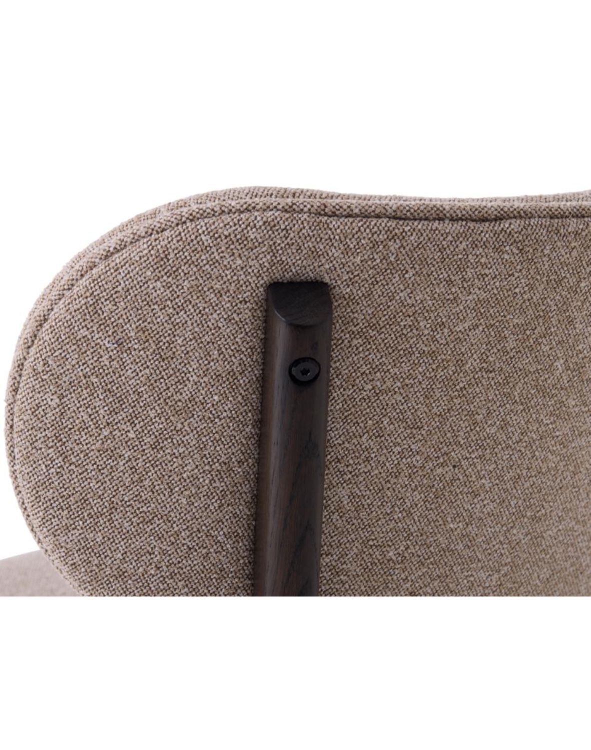 krzesło do jadalni stilo, dębowe nogi w odcieniu ciemnej kawy (50120304)