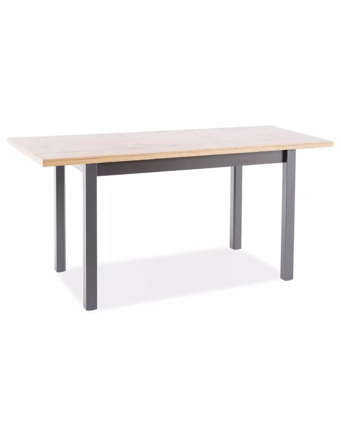 stol adam 120 160 dab artisan czarny mat