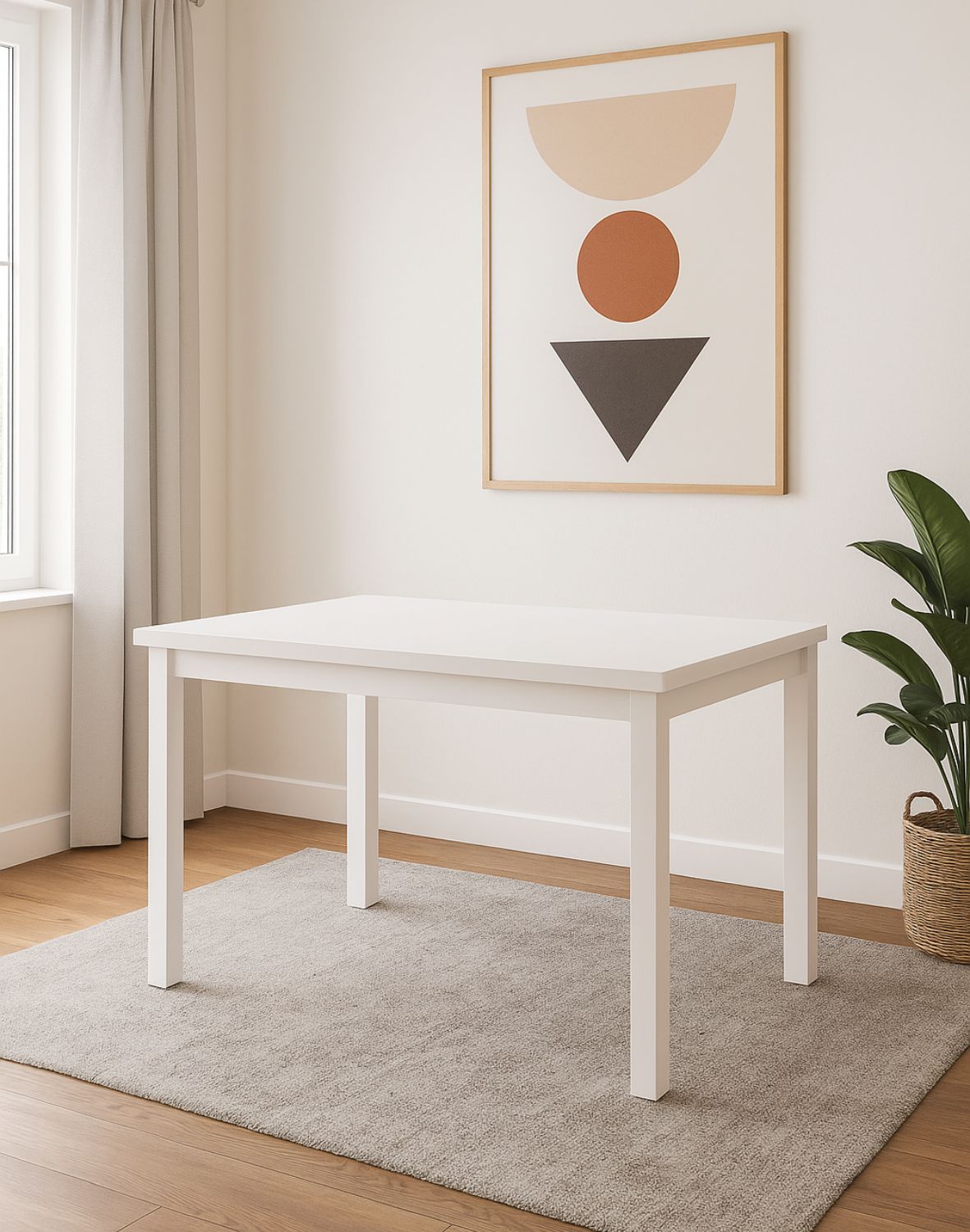 stol adam 120 68 bialy mat