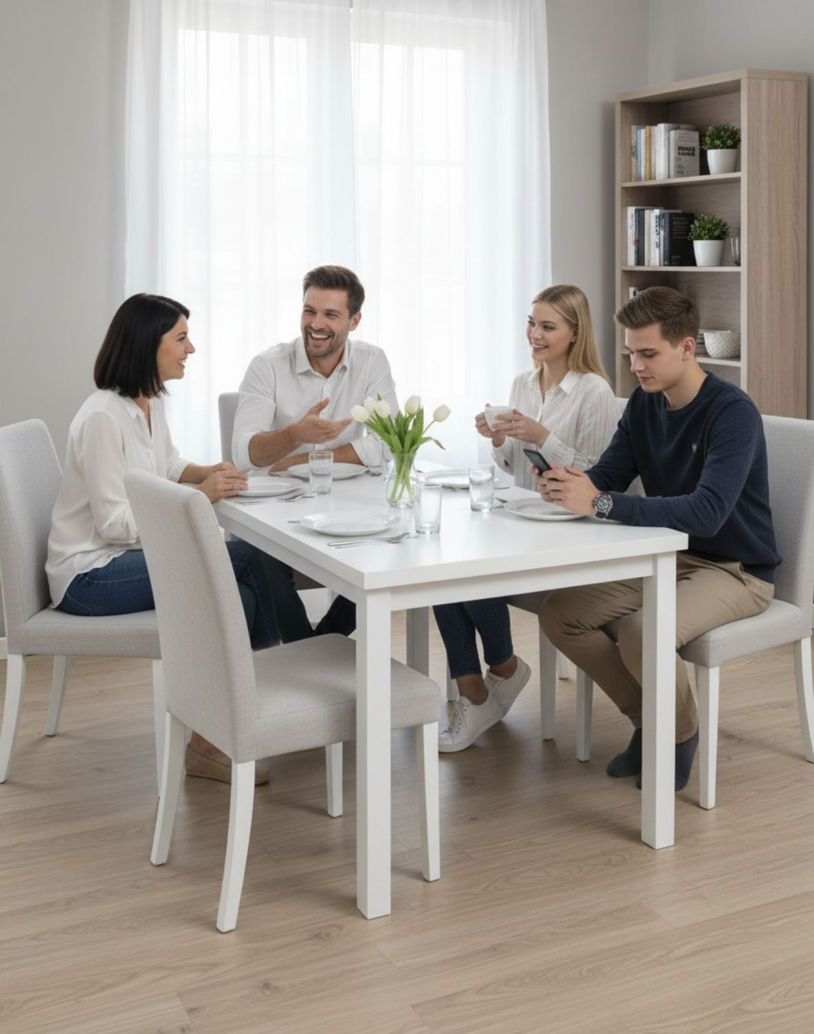 stol adam 120 68 bialy mat