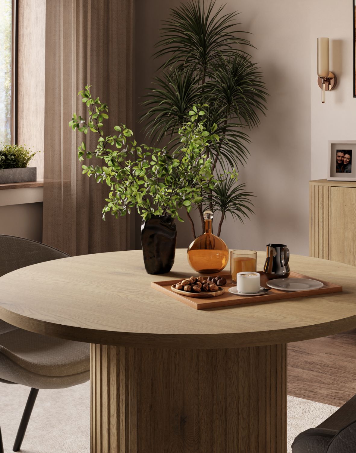 stol ovalio dab cremona