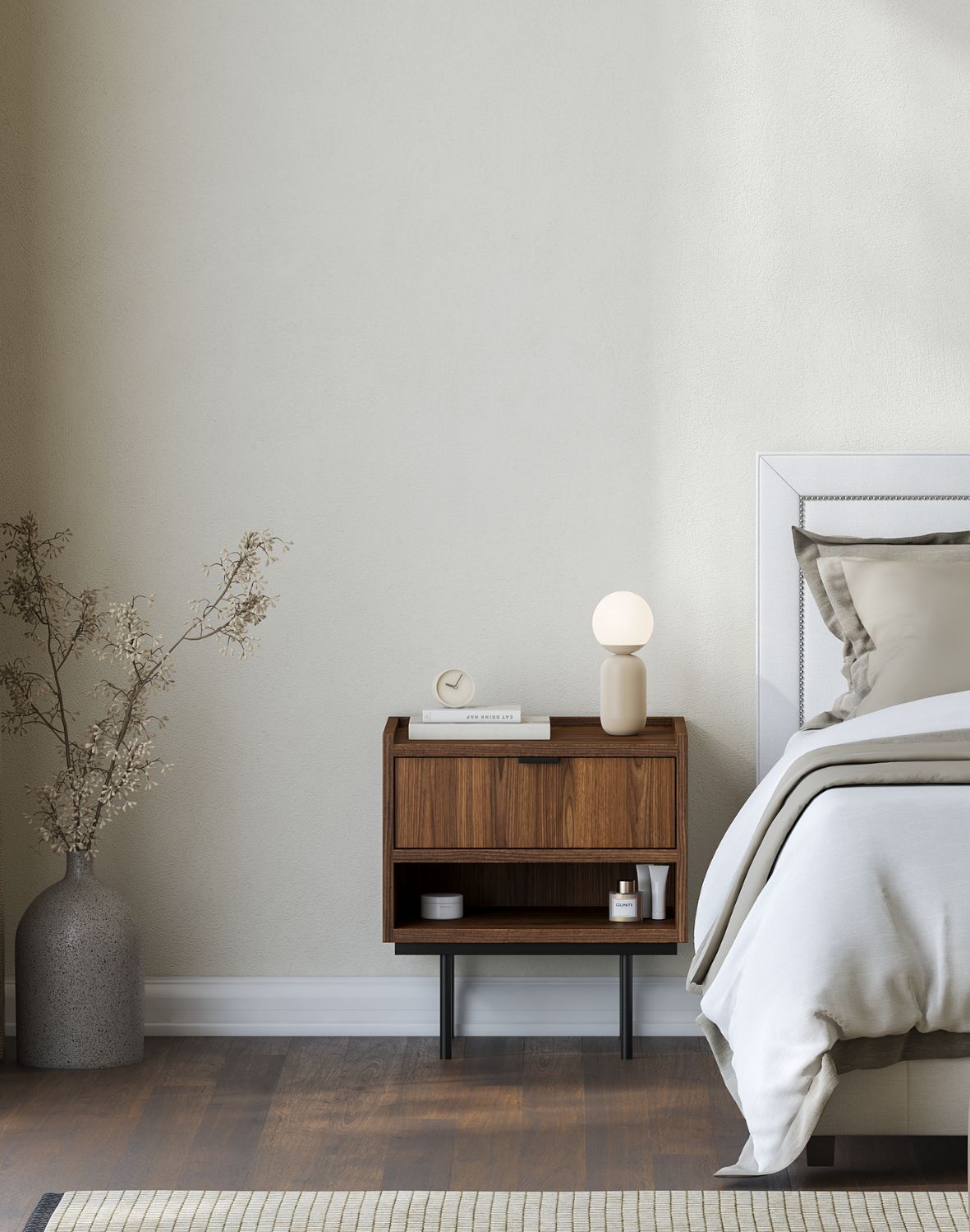 stolik nocny edison brown warmia walnut