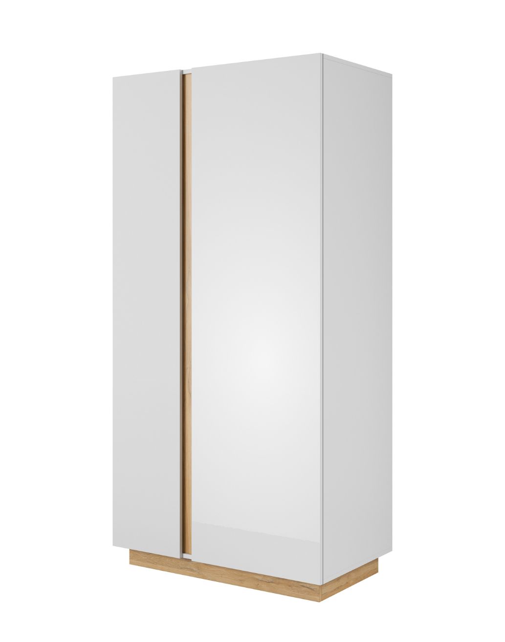 dwudrzwiowa szafa biała połysk arco a 96