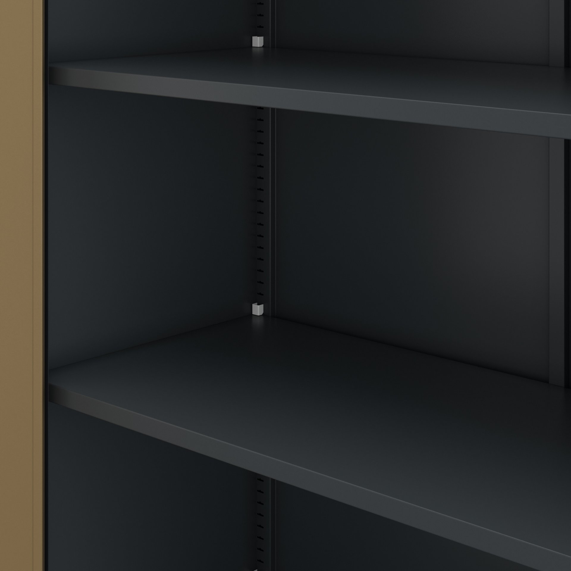 Szafa biurowa metalowa wysoka na dokumenty antracytowa/orzech, 900x1950x400 mm: JAN H Eco Design 17