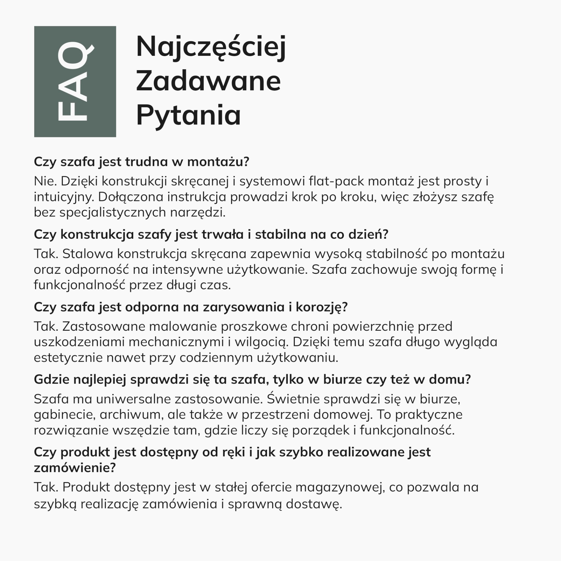 Szafa biurowa na dokumenty z 4 półkami szara/dąb sonoma, 900x1850x400 mm: JAN Eco Design 10