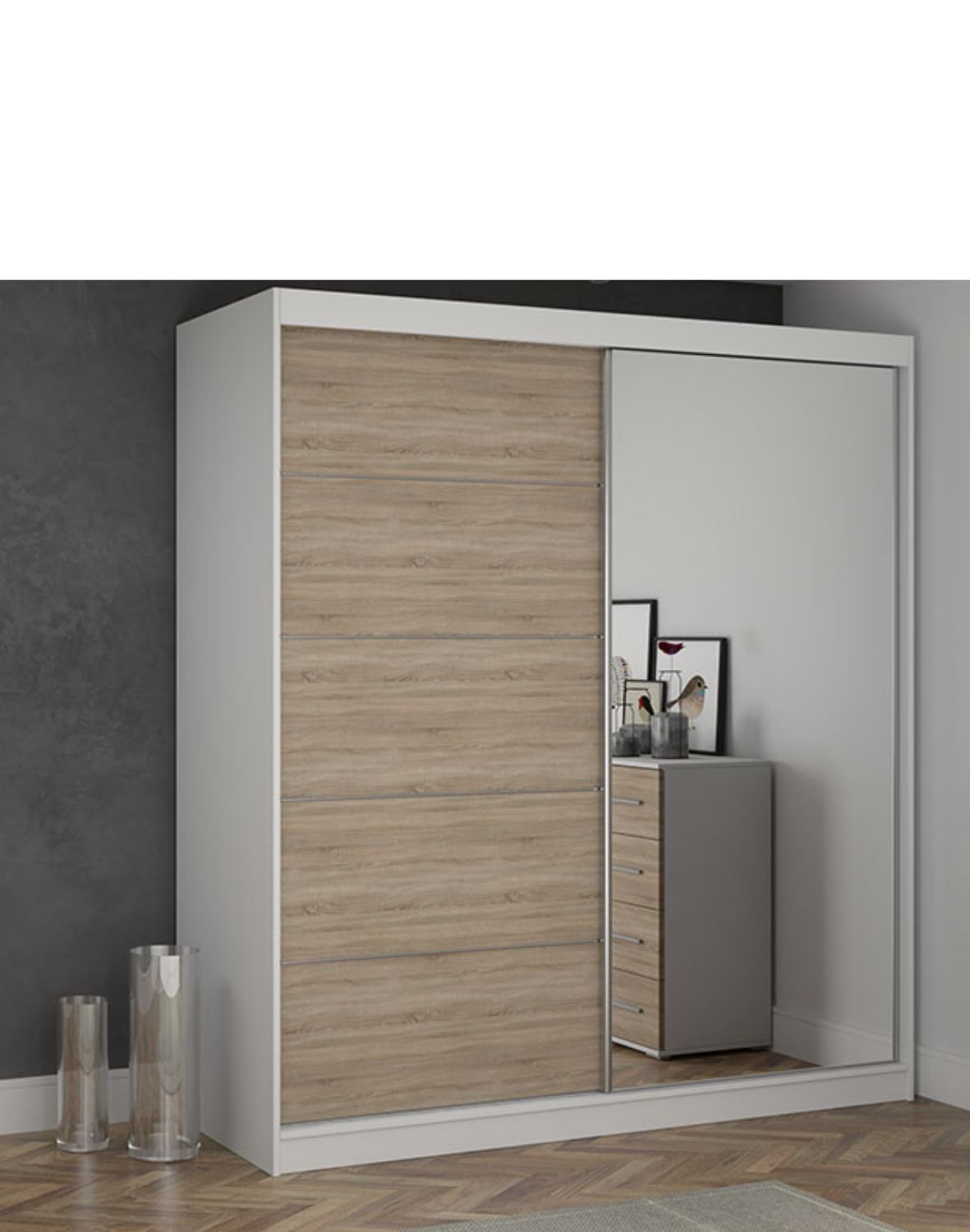 szafa z lustrem przesuwna bono 05