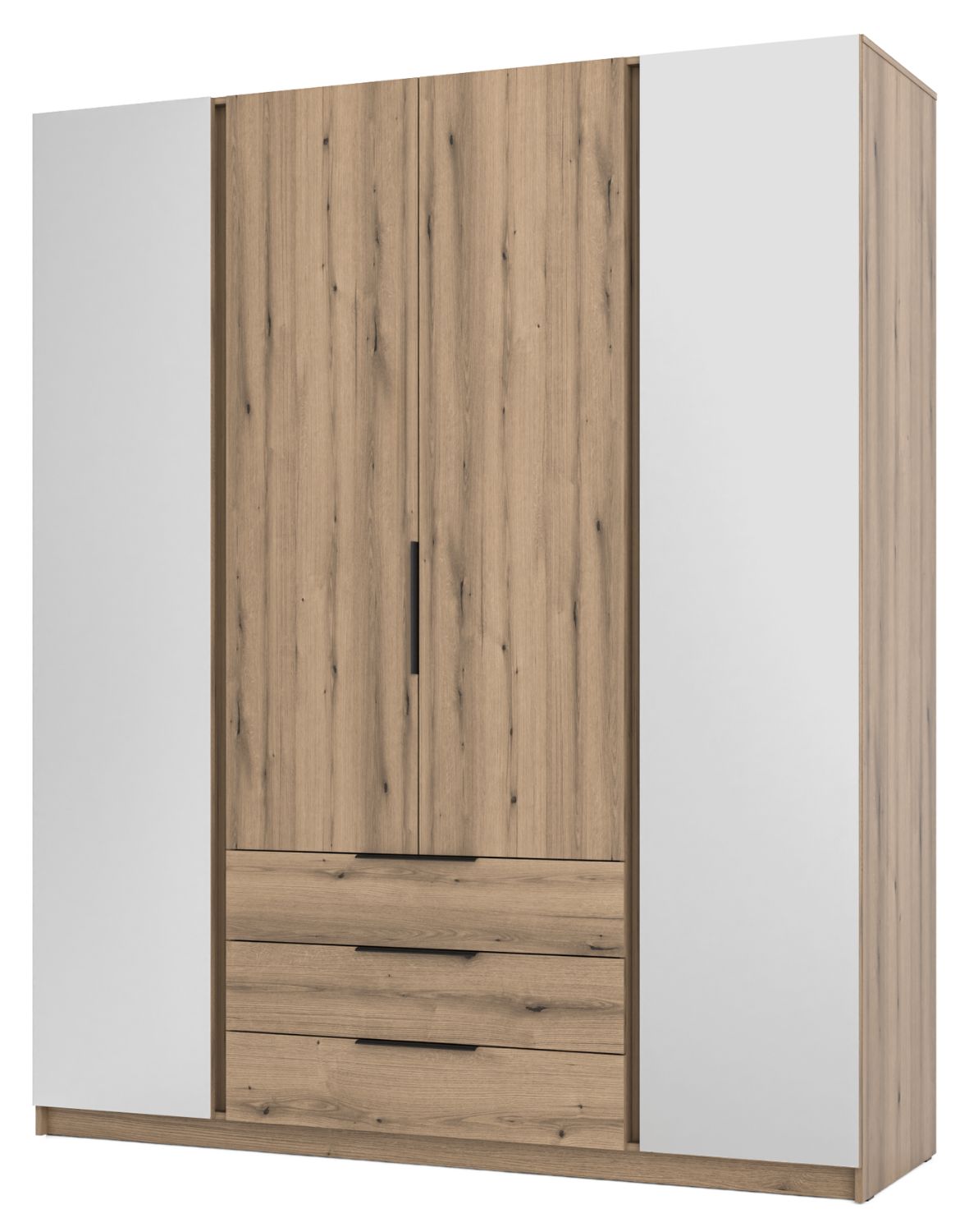 szafa kaja 4drzwiowa z lustrami dab evoke