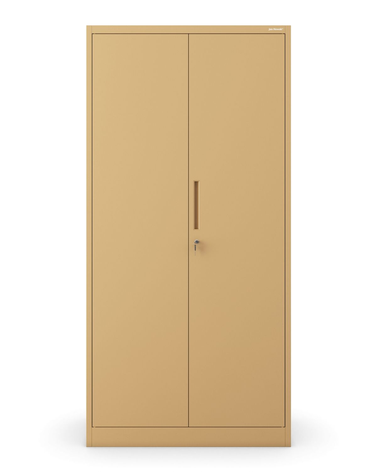 szafa-metalowa-jan-z-polkami-bezowa