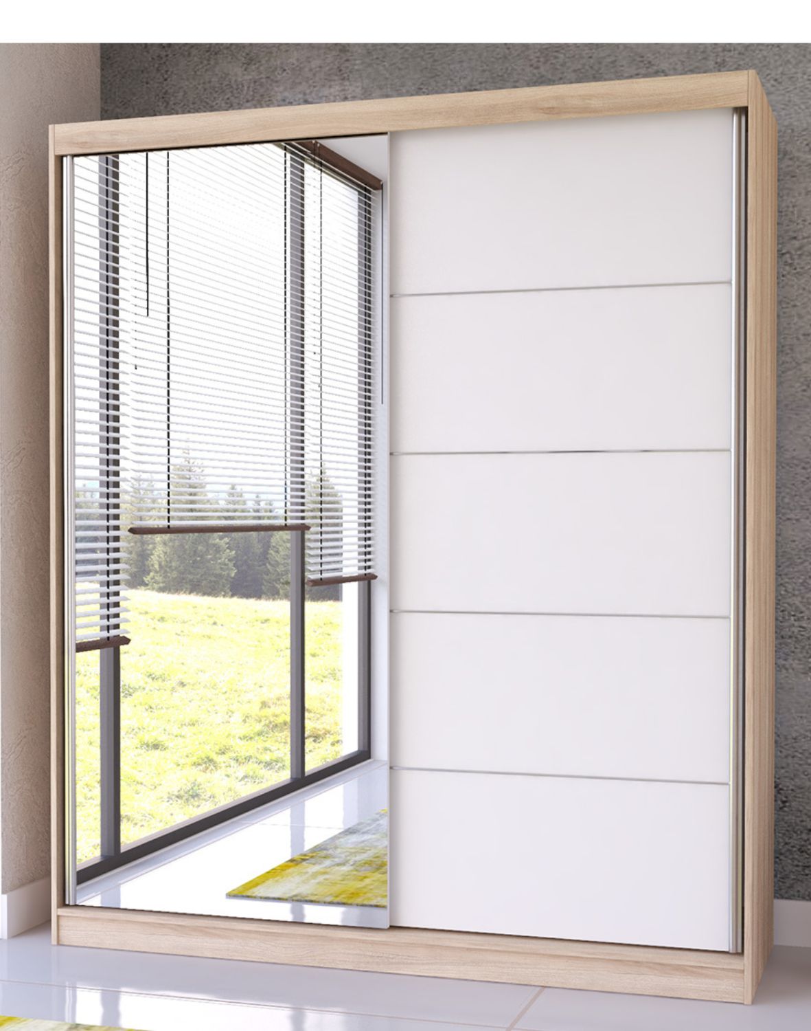 szafa przesuwna z lustrem bella 03