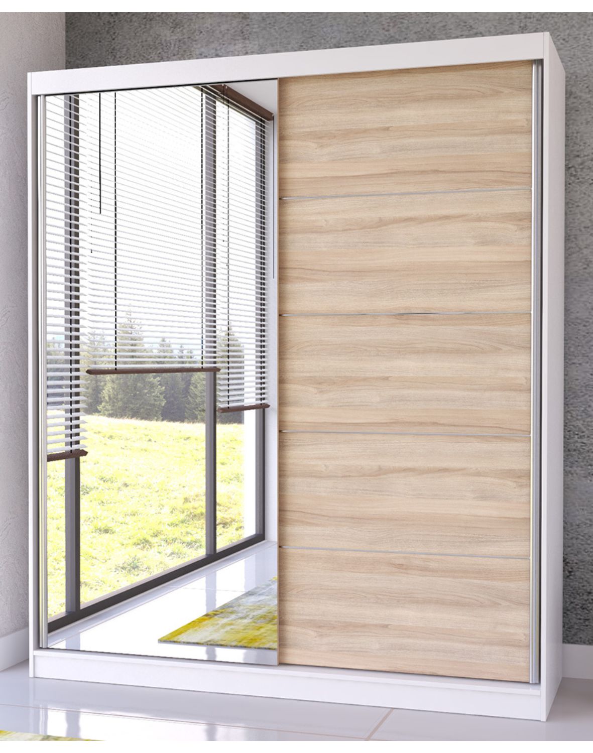 szafa przesuwna z lustrem bella 03