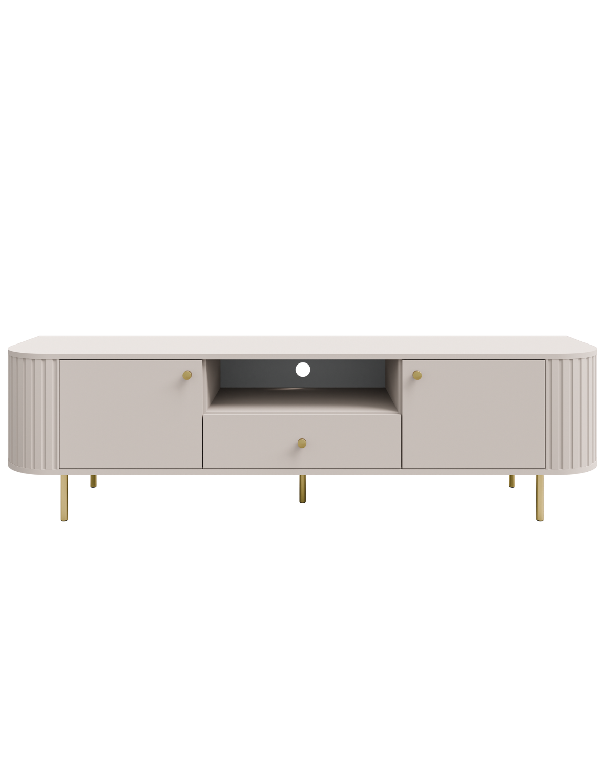 szafka rtv ovalio bez piaskowy 2f1s typ 321