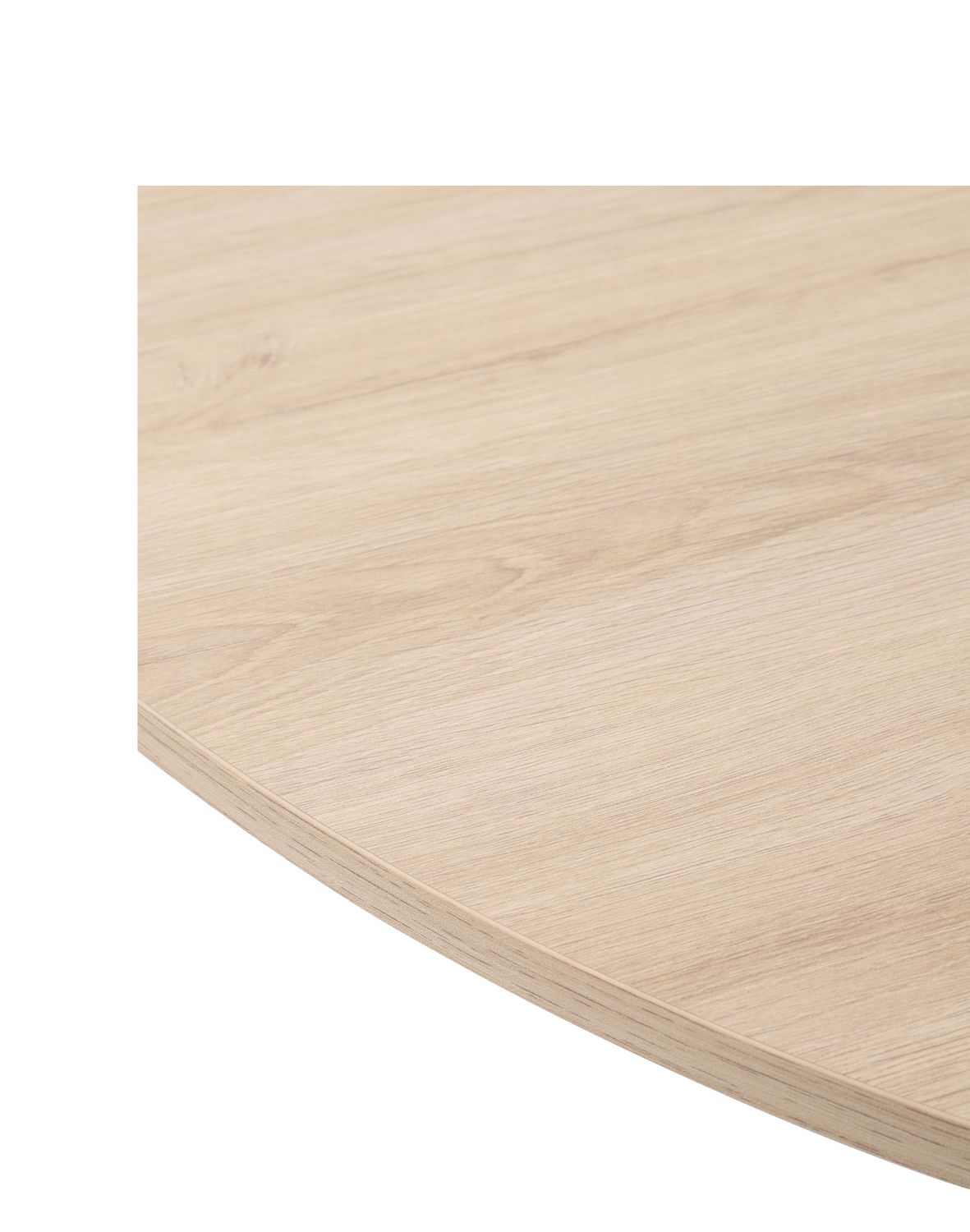 stół rozkładany do jadalni tavo 100-140x100 cm, dąb naturalny z czarnymi nogami