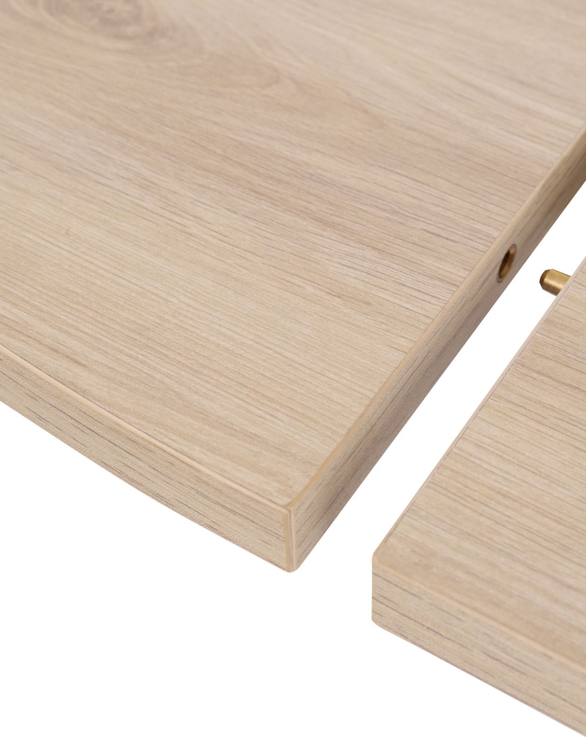 stół rozkładany do jadalni tavo 100-140x100 cm, dąb naturalny z czarnymi nogami