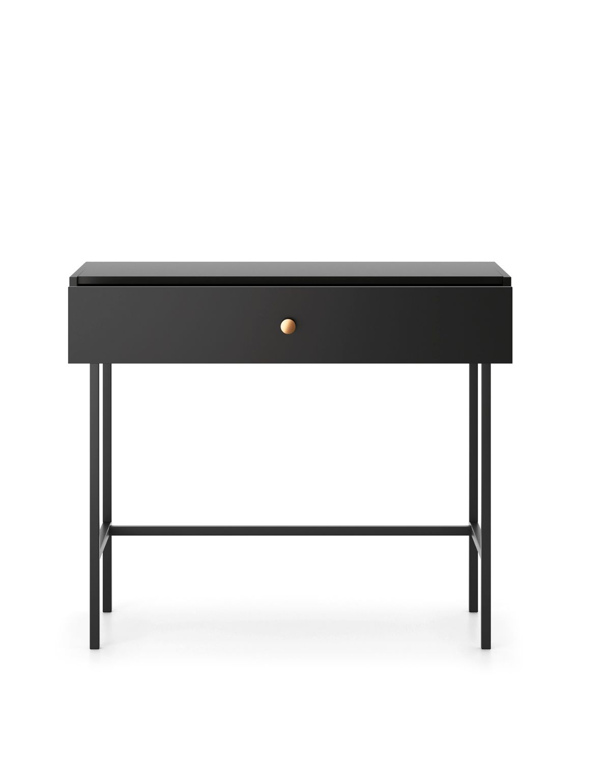 Toaletka czarna Diva z szufladą