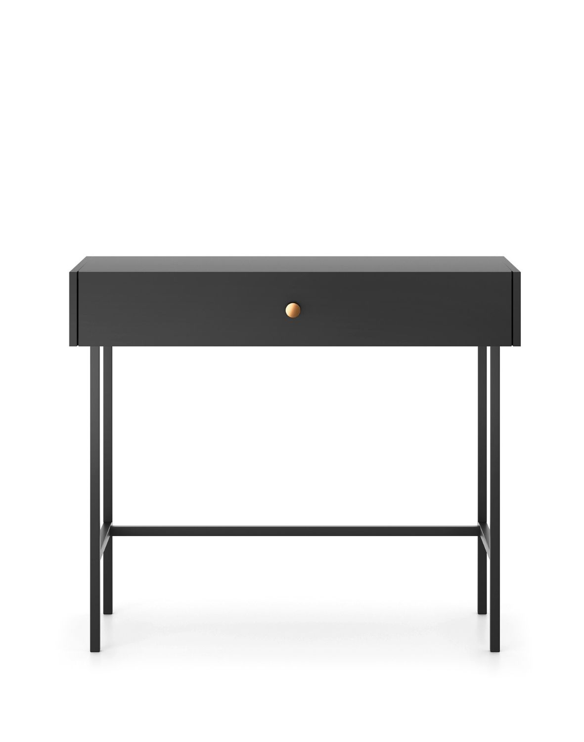 Toaletka czarna Diva z szufladą