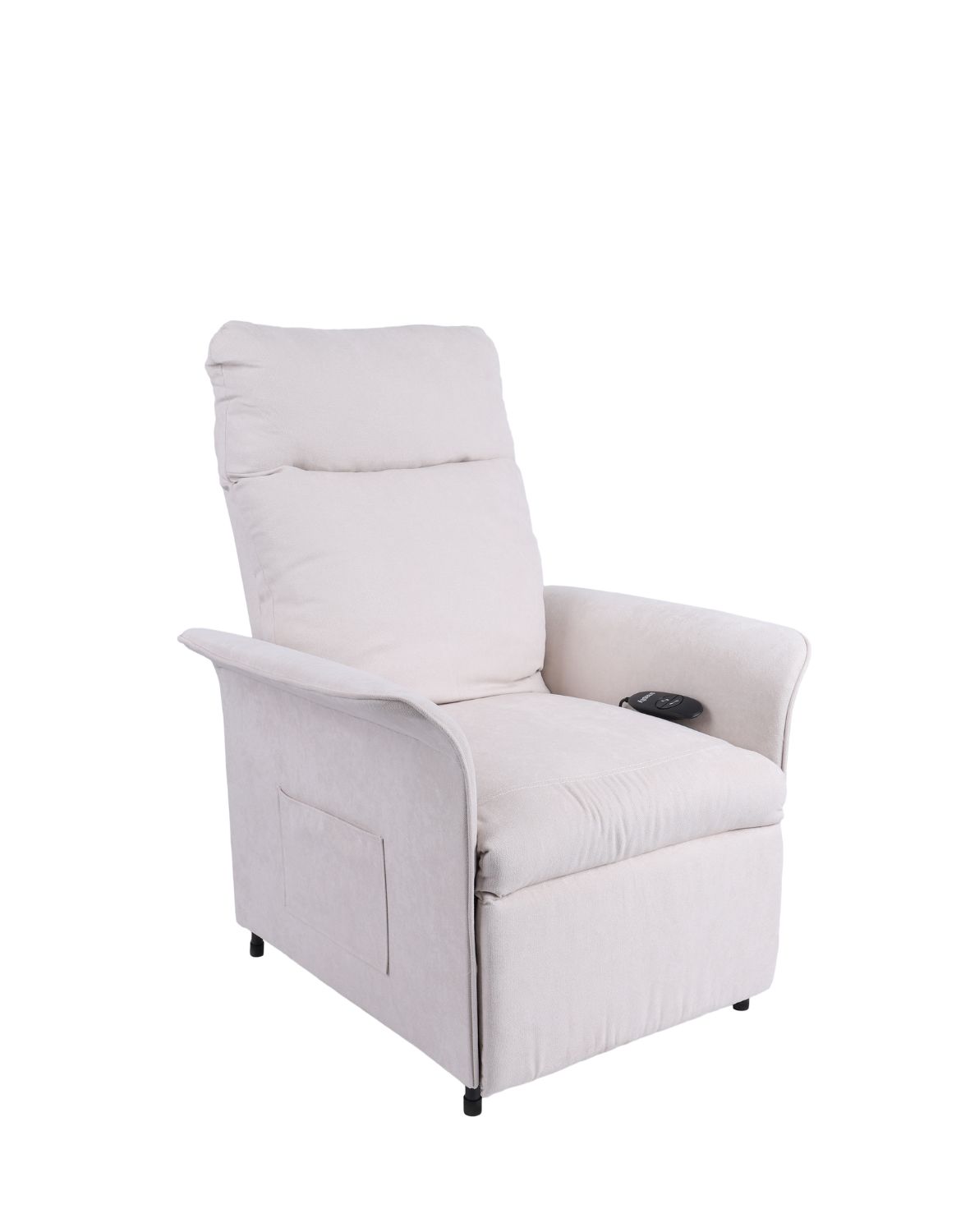 fotel torro z funkcją elektrycznego rozkładania (beżowy)