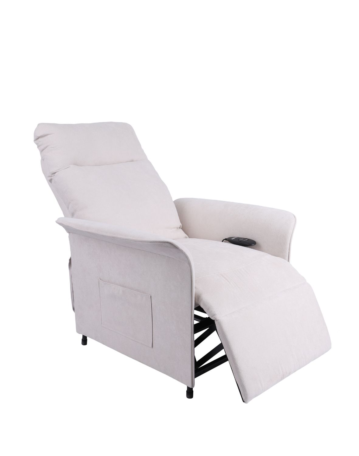 fotel torro z funkcją elektrycznego rozkładania (beżowy)