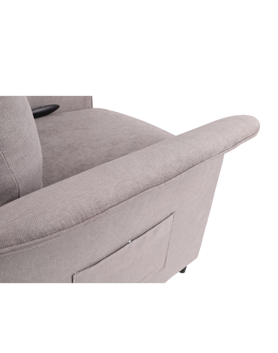 fotel torro z funkcją elektrycznego rozkładania (szary)