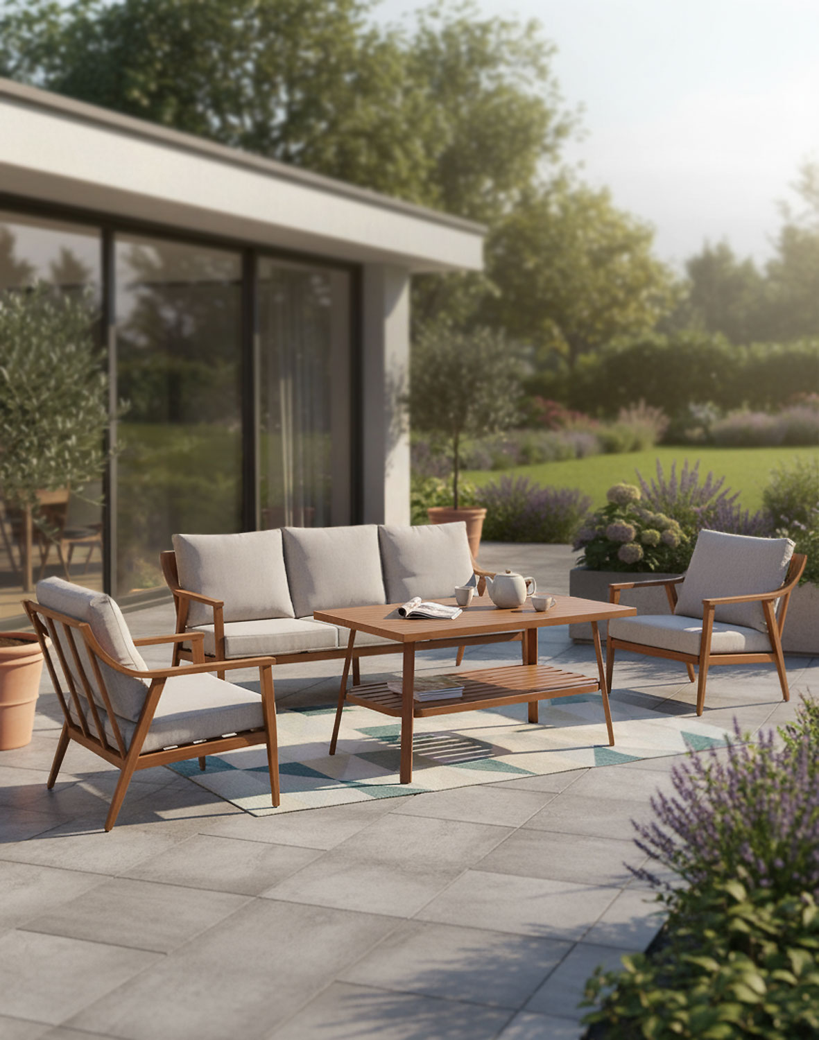 Zestaw mebli ogrodowych Tulum