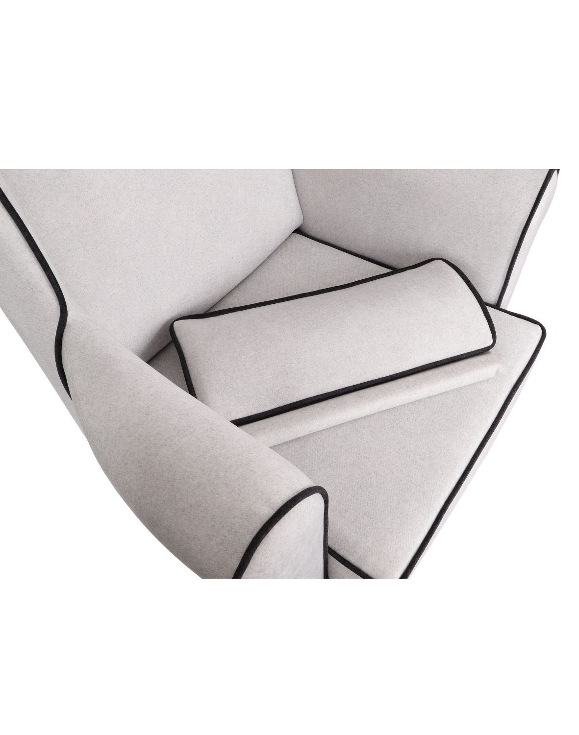 fotel uszak gładki z poduszką (zagłówkiem) i lamówką 1-3 dni