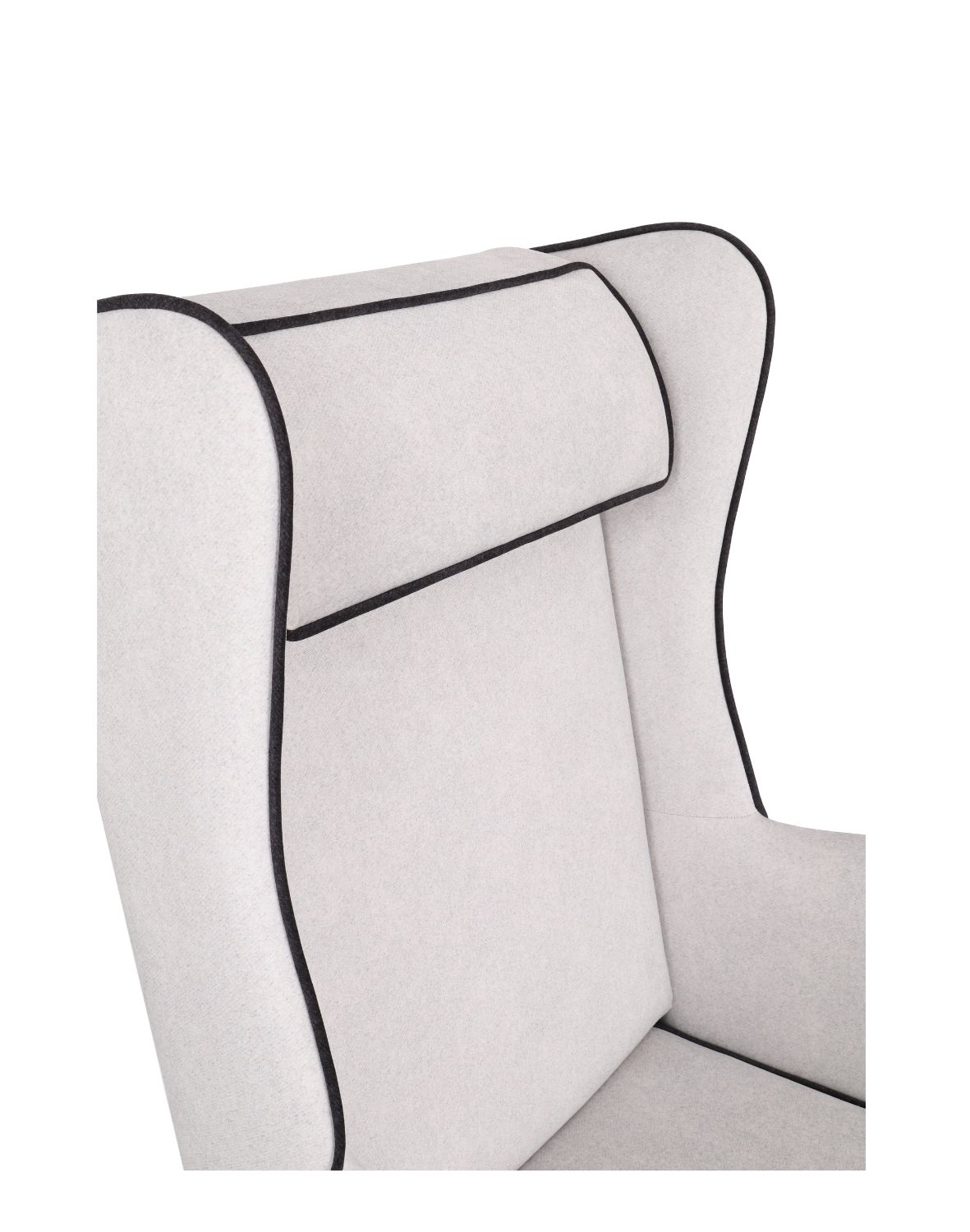 fotel uszak gładki z poduszką (zagłówkiem) i lamówką 1-3 dni