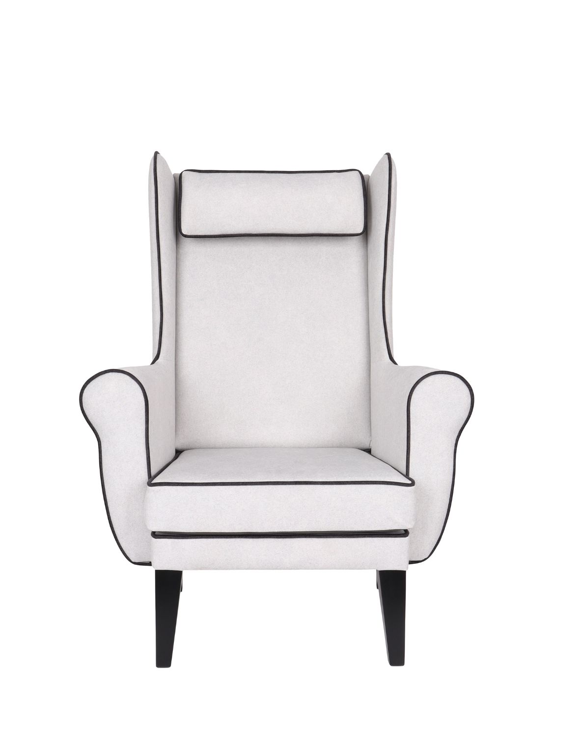 fotel uszak gładki z poduszką (zagłówkiem) i lamówką 1-3 dni