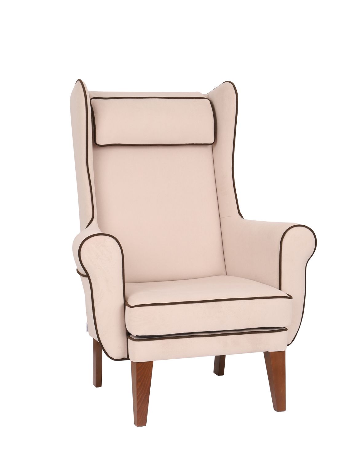 fotel uszak gładki z poduszką (zagłówkiem) i lamówką 1-3 dni