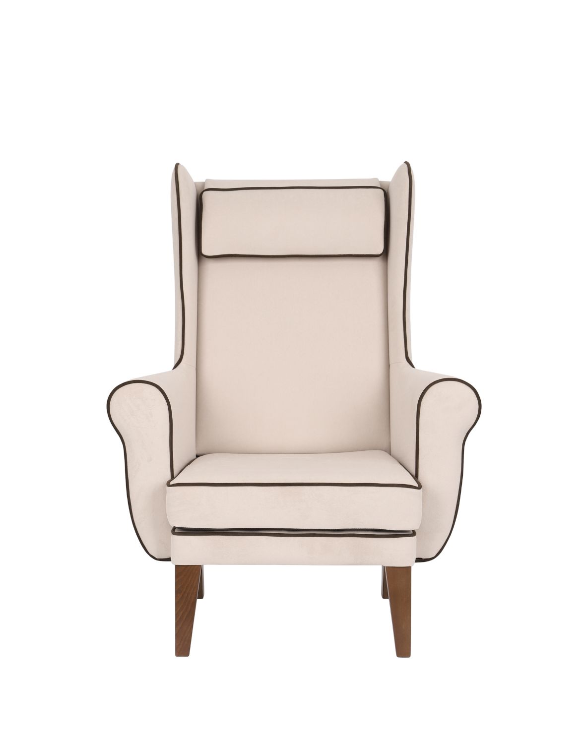 fotel uszak gładki z poduszką (zagłówkiem) i lamówką 1-3 dni