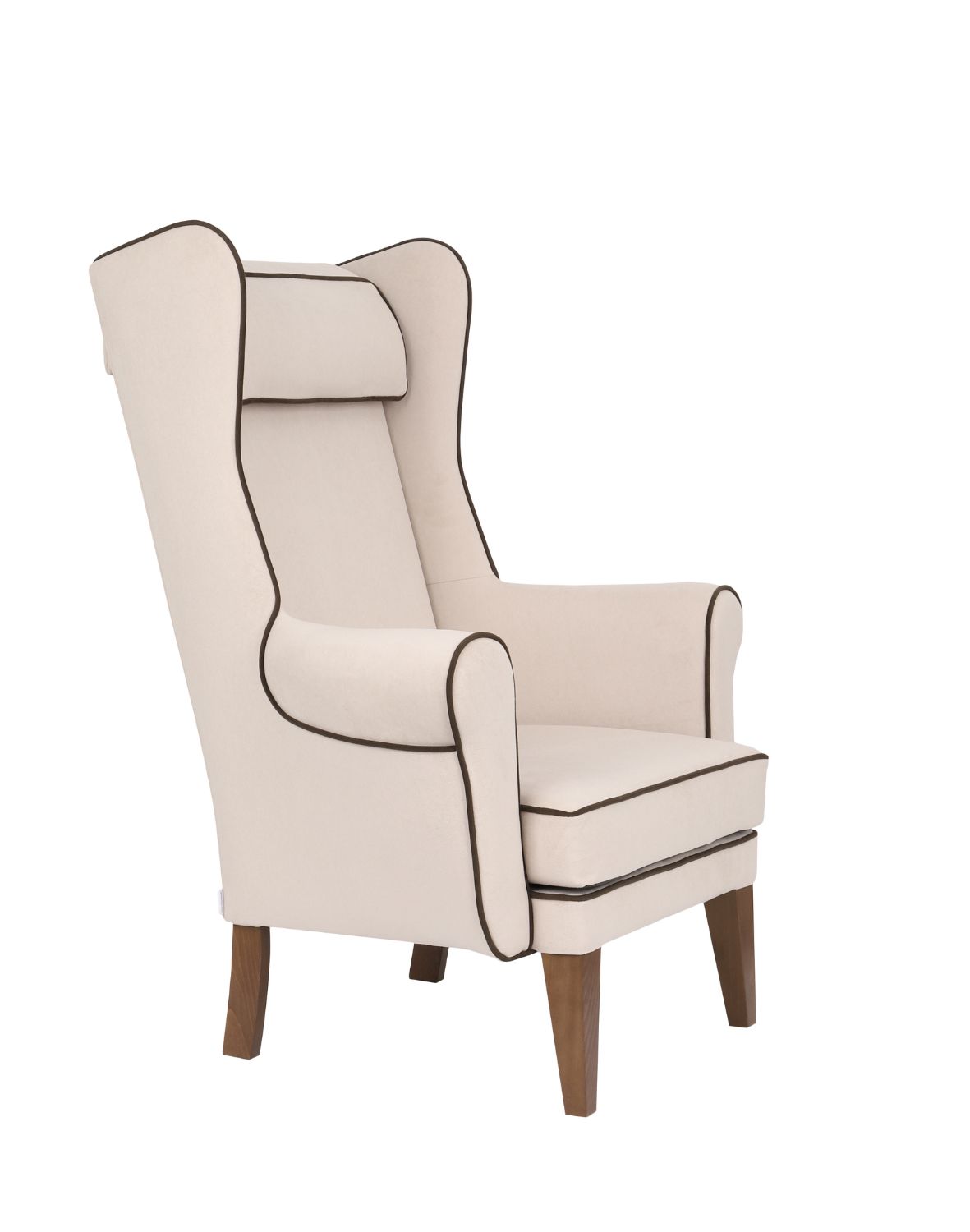 fotel uszak gładki z poduszką (zagłówkiem) i lamówką 1-3 dni