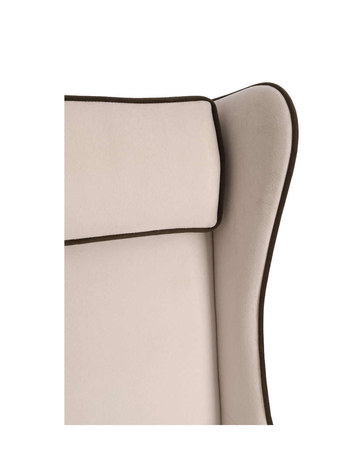 fotel uszak gładki z poduszką (zagłówkiem) i lamówką 1-3 dni