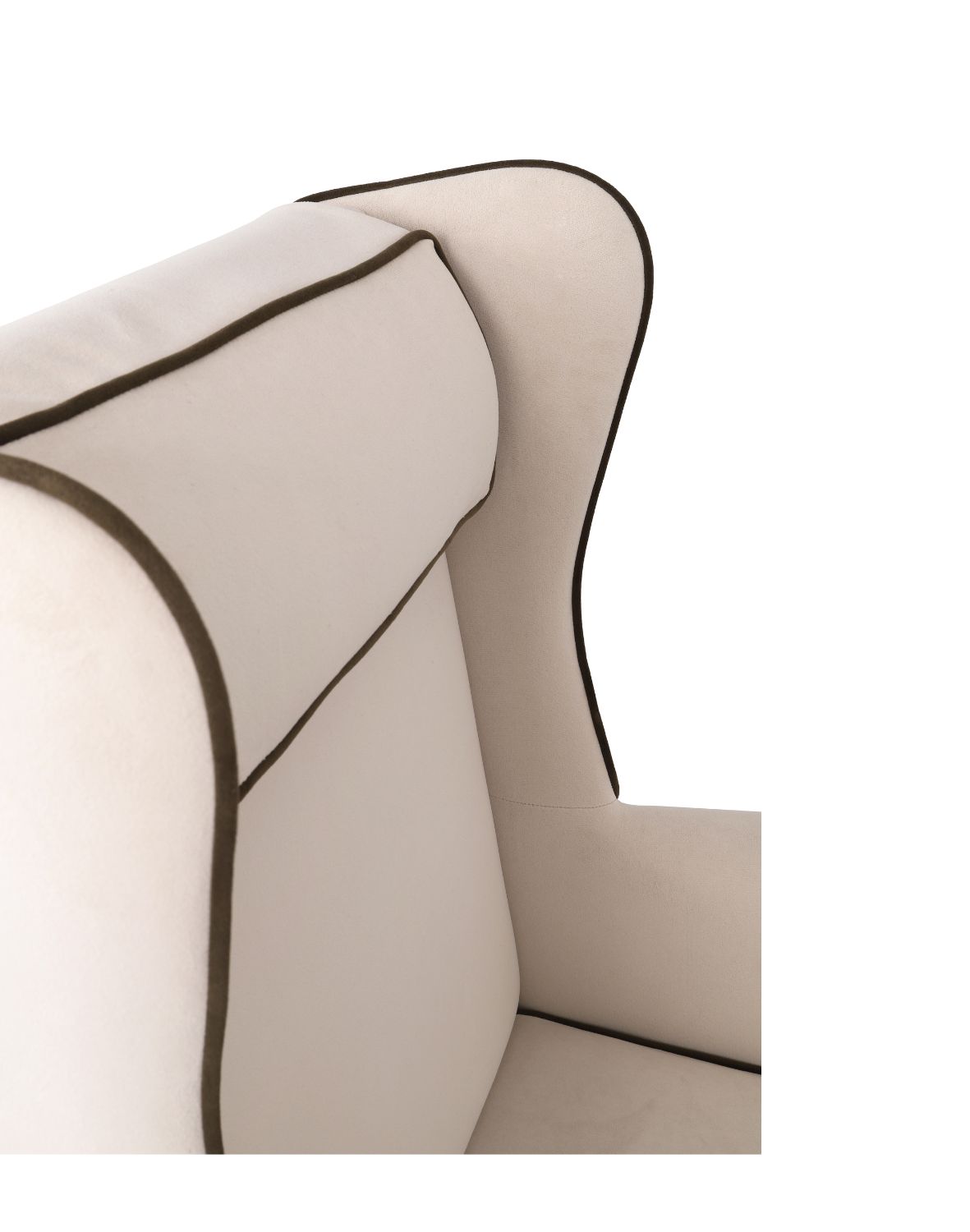 fotel uszak gładki z poduszką (zagłówkiem) i lamówką 1-3 dni