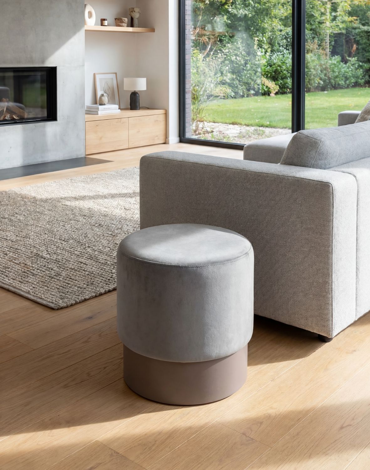 pufa vinci grey round