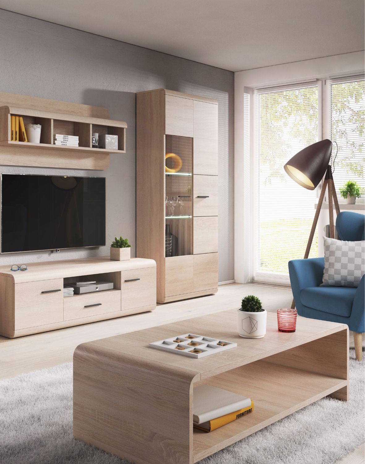 wysoka witryna dąb sonoma link a 80