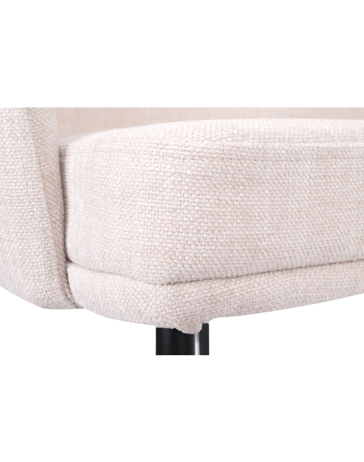 krzesło zafiro black z podłokietnikami, beżowe (s2441)