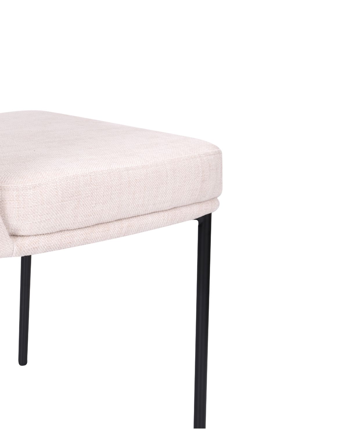 krzesło do jadalni zafiro black, beżowe (s2440)