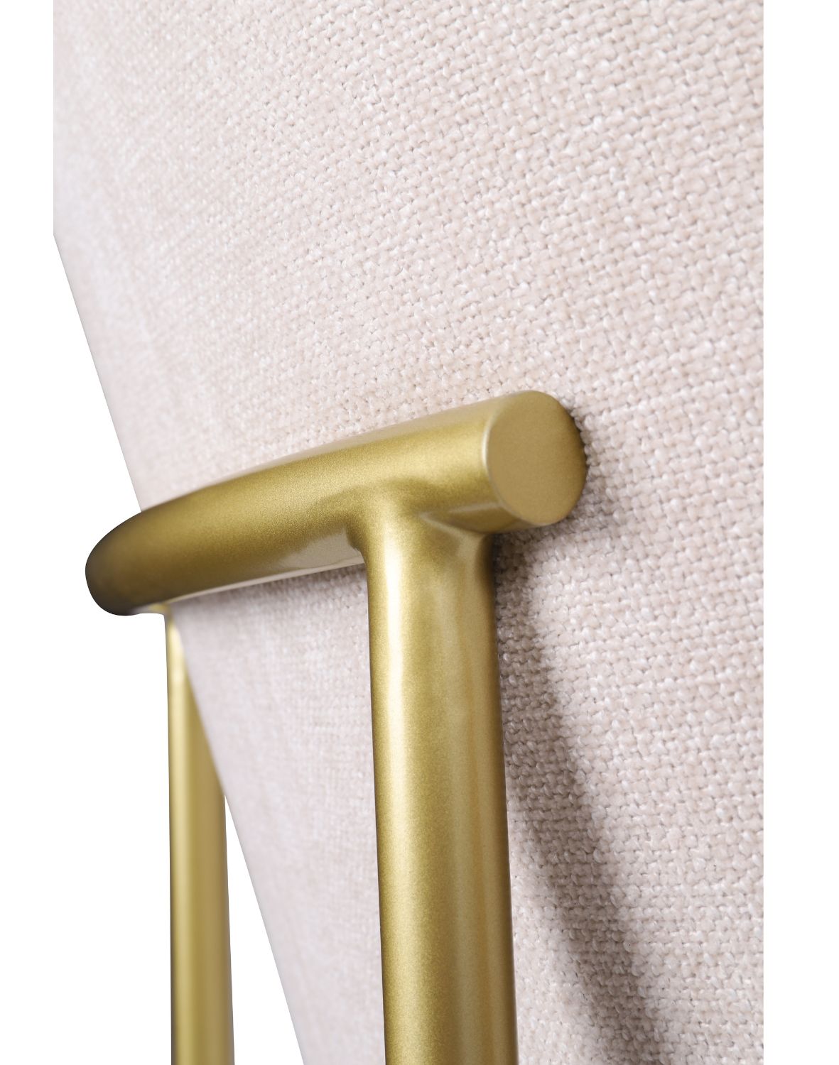 krzesło do jadalni zafiro gold, beżowe (S2440)