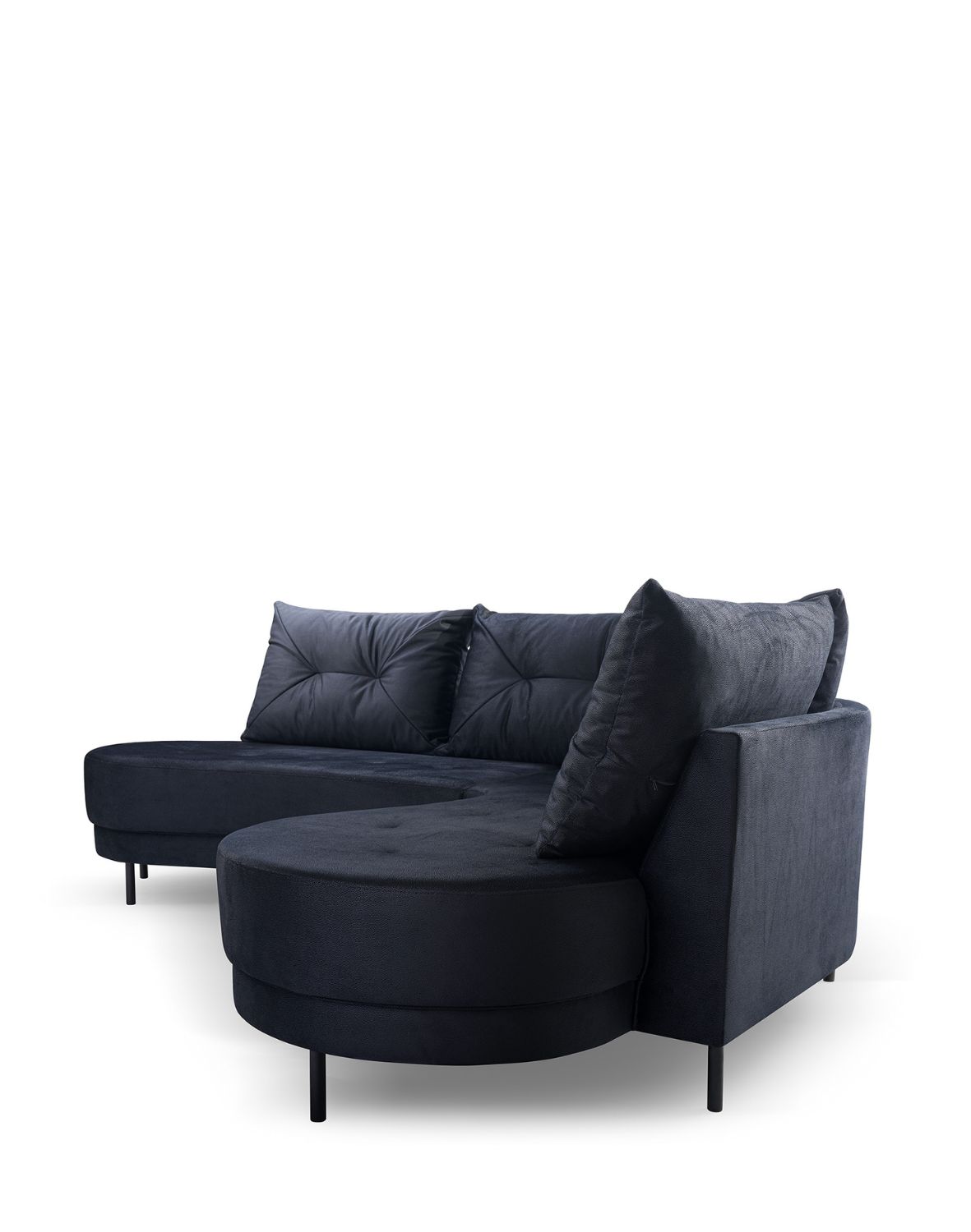 zaokrąglony narożnik abibi kinas granatowy