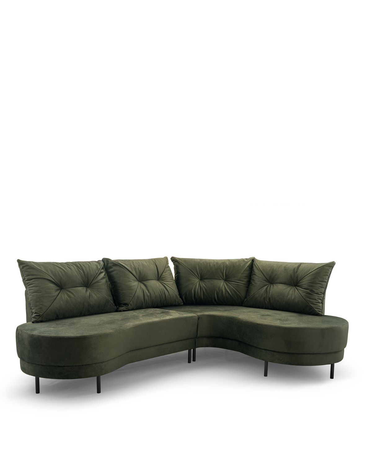 zaokrąglony narożnik abibi kinas zielony