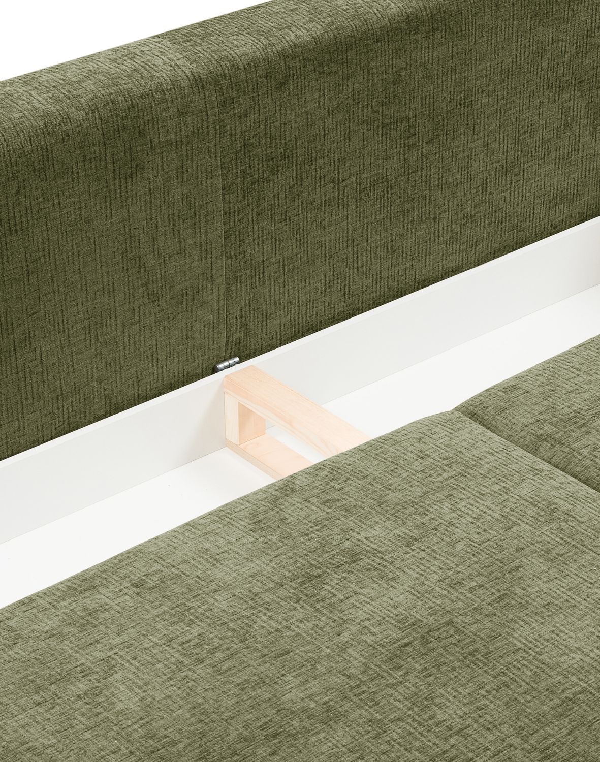 zielona sofa rozkładana adel