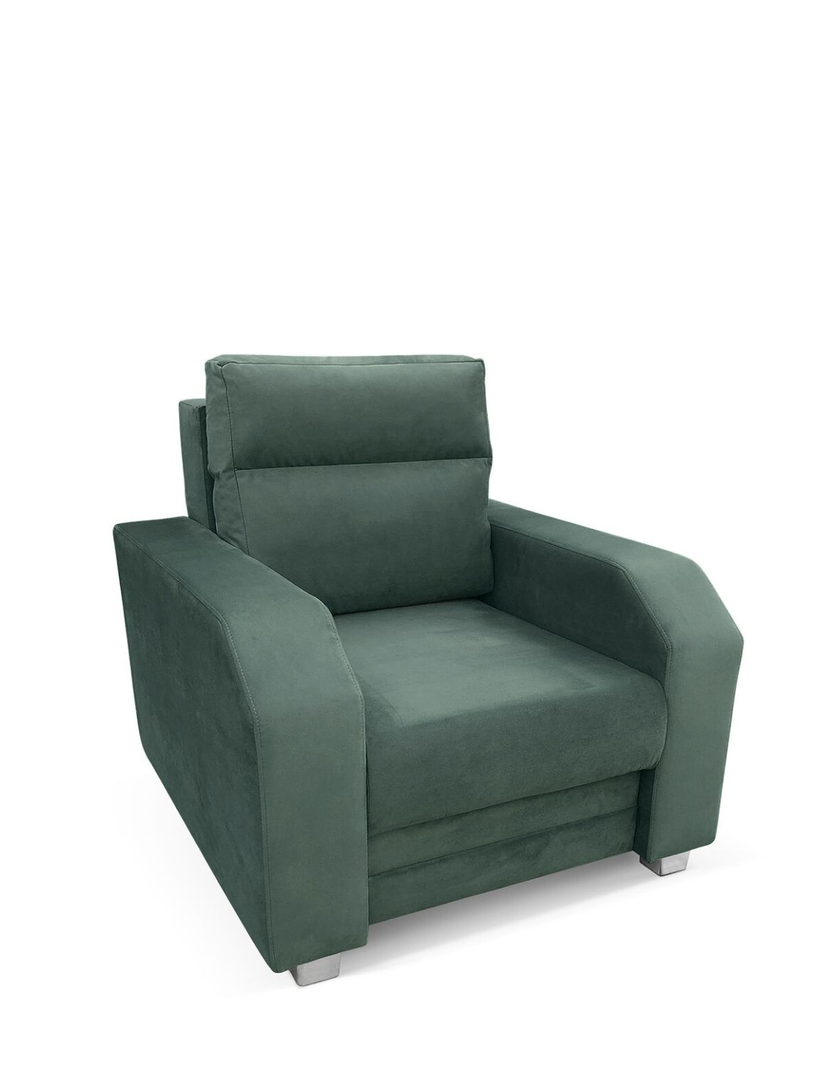 zielony fotel do salonu alvares