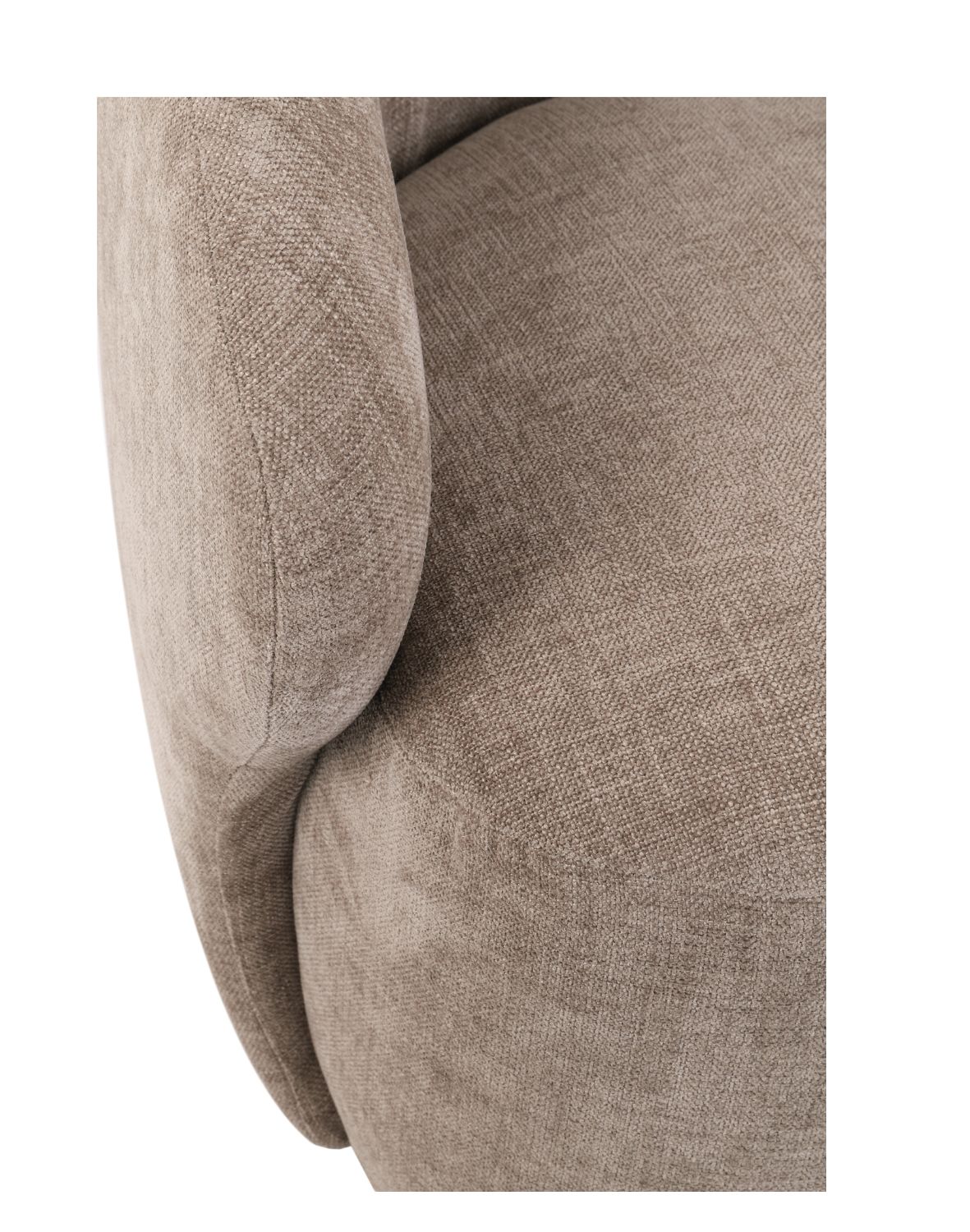 fotel obrotowy do salonu zurich, taupe, 360°